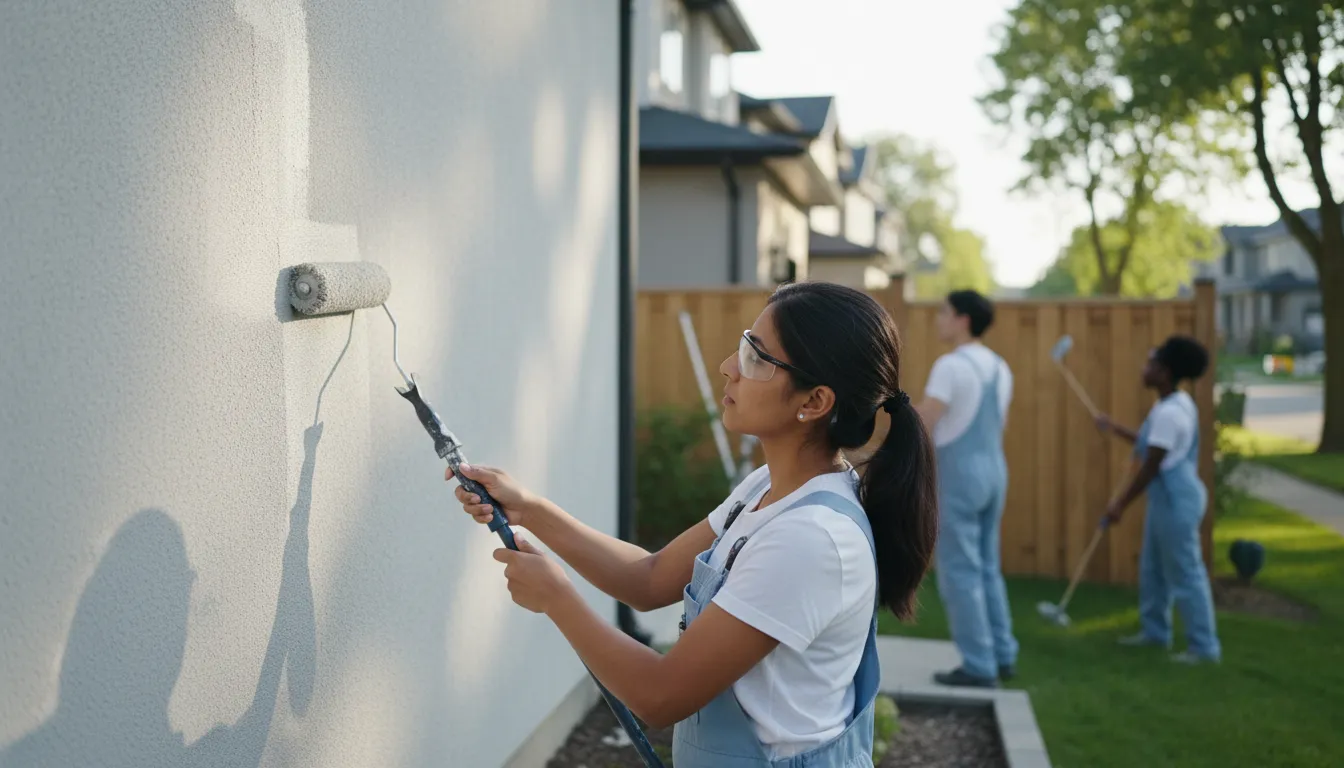 Painting in a city that freezes, thaws, and freezes again